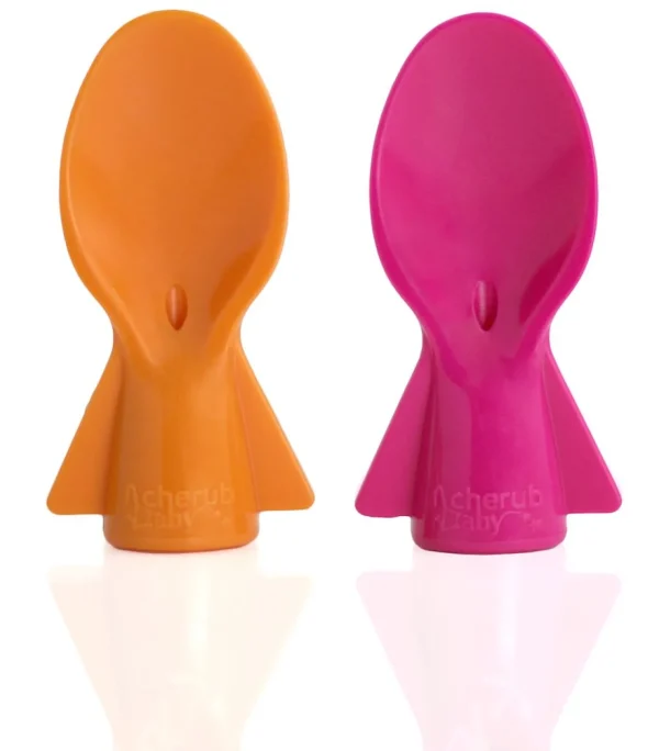 Cherub Baby Universal Food Pouch Spoon 2pk