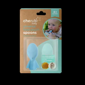 Cherub Baby Universal Food Pouch Spoon 2pk