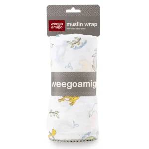 Little Linen Weegoamigo Muslin Wrap - Painted Jungle