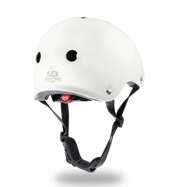 Kinderfeets White Matte Helmet -